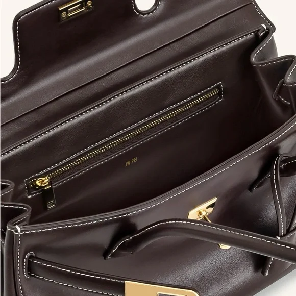 JW Pei Yara Brown Shoulder Bag Y2K - Picture 5 of 6